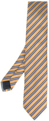 Ermenegildo Zegna metallic striped tie - men - Silk - One Size