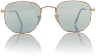 Ray-Ban Gold square RB3548N sunglasses