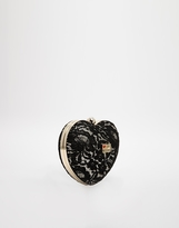 Thumbnail for your product : Love Moschino Lace Heart Clutch Bag