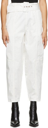 See by Chloe White Cocoon Trousers
