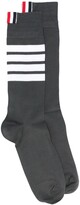 Thumbnail for your product : Thom Browne 4-Bar mid-calf socks