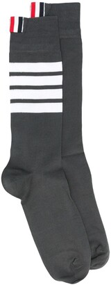 Thom Browne 4-Bar mid-calf socks