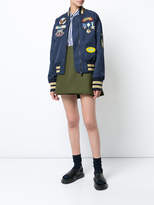 Thumbnail for your product : Mira Mikati appliquéd badge bomber jacket