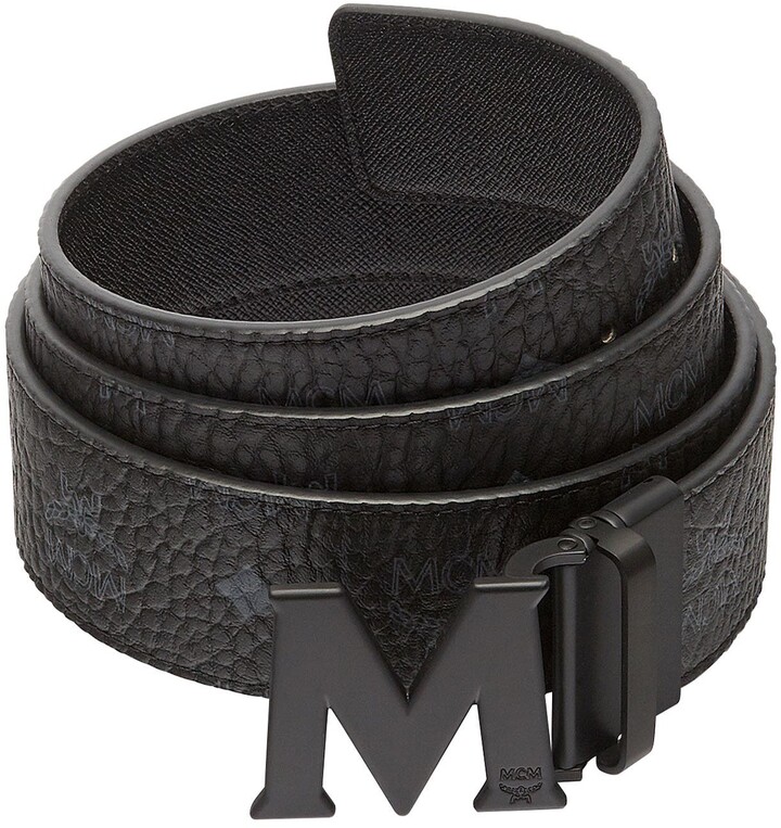 MCM Men's Claus Reversible M Buckle Belt - ShopStyle