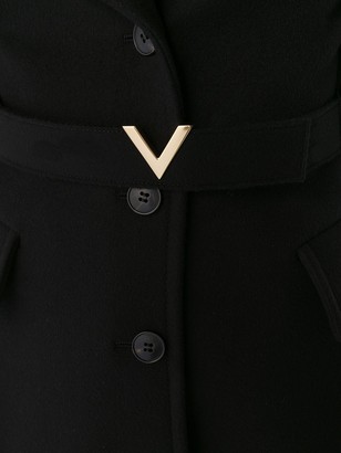 Valentino Garavani V-Gold belted coat