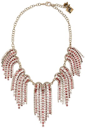 Rosantica Heart Crystal-Embellished Necklace