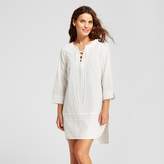 Thumbnail for your product : Merona Women's Lace-Up Shirt Dress Cover Up