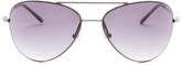 Thumbnail for your product : Diane von Furstenberg 63mm Hilary Aviator Metal Frame Sunglasses