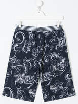 Thumbnail for your product : Versace Teen Icon print shorts