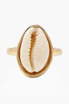 Thumbnail for your product : boohoo Cream Shell Statement Ring