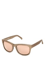 Thumbnail for your product : Linda Farrow Squared Watersnake Sunglasses