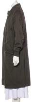 Thumbnail for your product : Raquel Allegra Striped Long Coat