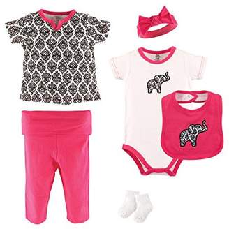 Yoga Sprout Baby Girl Layette Set, 6-Piece