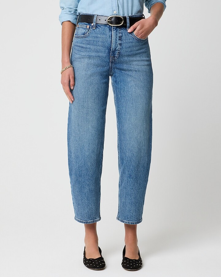 Barrel-leg jean in all-day stretch
