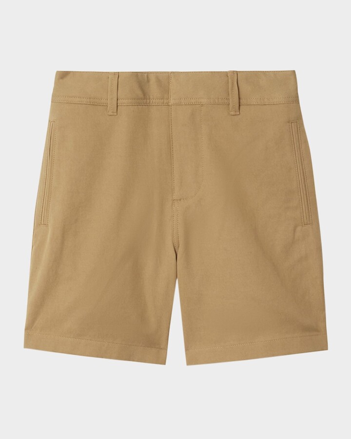 Burberry Boy's Oscar Embroidered EKD Shorts, Size 3-14