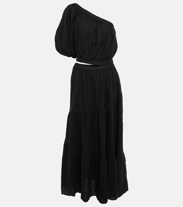 Giselle linen maxi dress