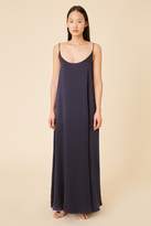 Thumbnail for your product : Mansur Gavriel Silk Charmeuse Flowy Slip Dress - Blu