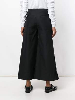 Eudon Choi tailored cropped palazzo trousers