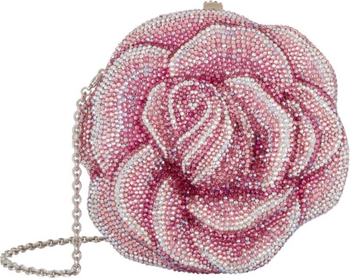 Judith Leiber Rose Romance Clutch Bag - ShopStyle