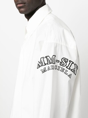 MM6 MAISON MARGIELA Logo-Print Sleeve Shirt