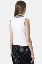 Thumbnail for your product : Topshop Embellished Sleeveless Top