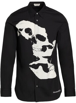 Long Sleeve Button Up Graphic Shirt ...