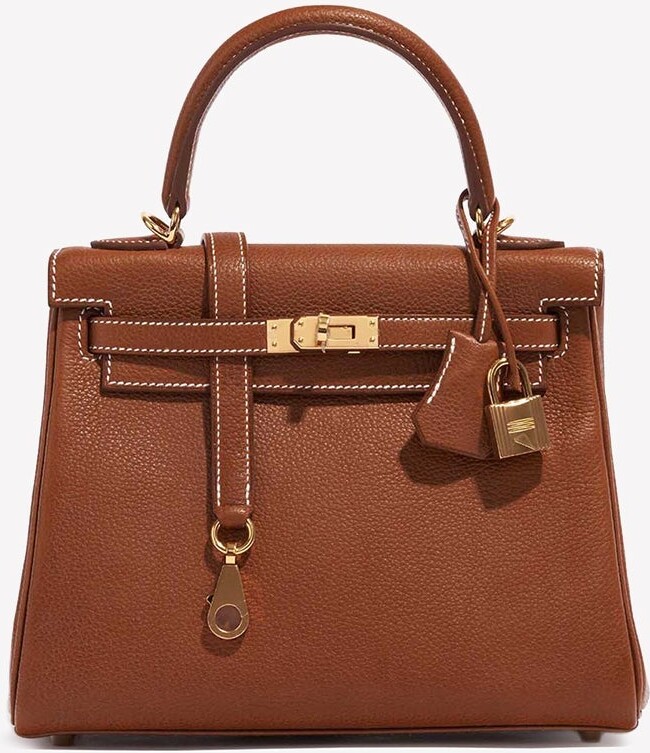 Hermes Kelly 25 in Fauve Barenia Faubourg with Gold Hardware - ShopStyle  Shoulder Bags
