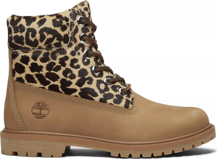 Ankle Boots Timberland Kinsley Leopard Timberland Womens Black