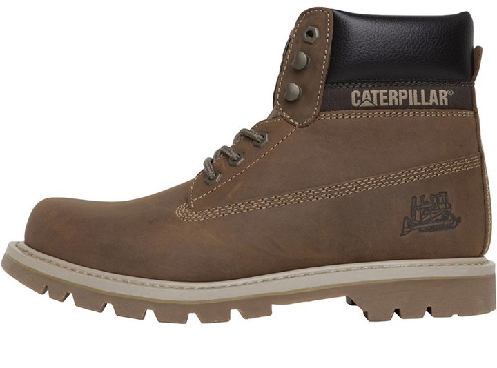 caterpillar colorado boots dark beige