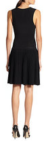 Thumbnail for your product : Yigal Azrouel Pleated Pointelle-Knit Dress