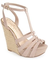 Thumbnail for your product : Jessica Simpson 'Bristol' Ankle Strap Platform Wedge Sandal (Women)
