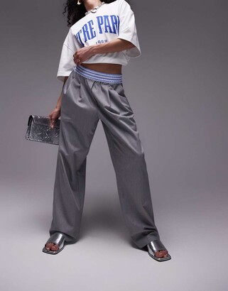 Smart Jogger Topshop Petite Joggers Jogging Bottoms Grey Topshop