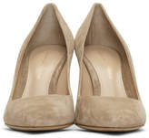 Thumbnail for your product : Gianvito Rossi Beige Suede Heels