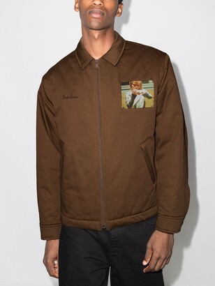 Undercover x Markus Akesson painterly-print shirt jacket