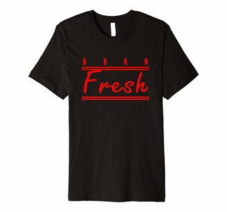 Concrete And Luxury Born Fresh Red T-Shirt Sneaker Heads Basketball shoes fresh