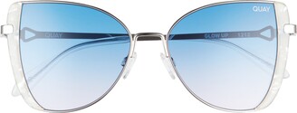 Quay x Love Island Glow Up 55mm Cat Eye Sunglasses