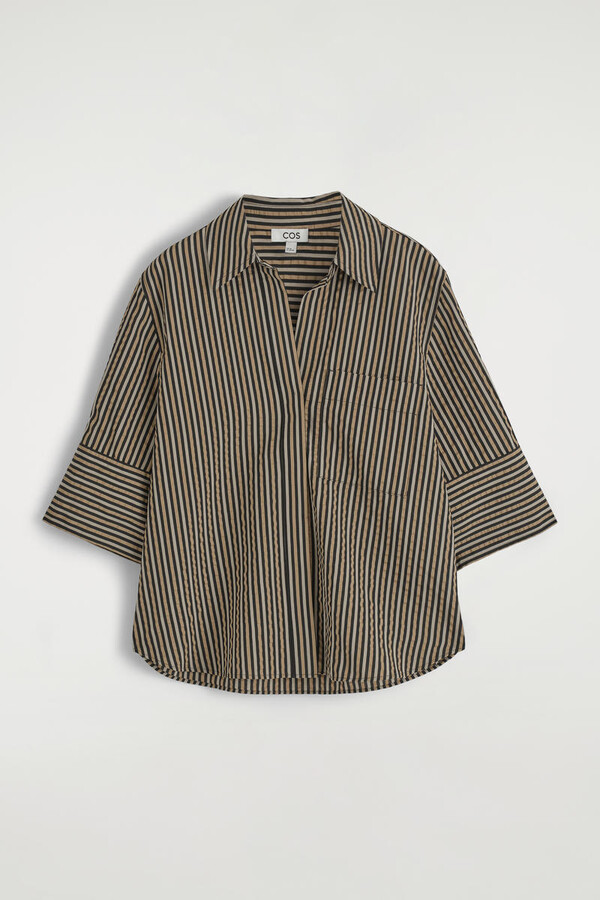 COS Striped Seersucker Shirt