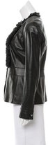 Thumbnail for your product : Tory Burch Ruffle Leather Jacket