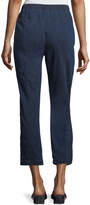 Thumbnail for your product : Eileen Fisher Slouchy Denim Drawstring Ankle Pants