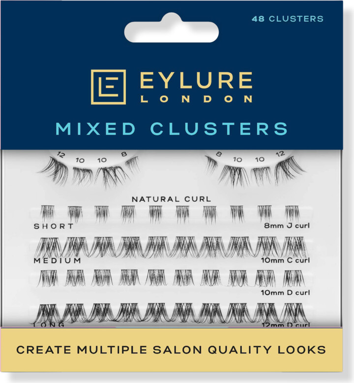 Eylure Mixed Eyelash Cluster Kit with 4 Cluster Styles