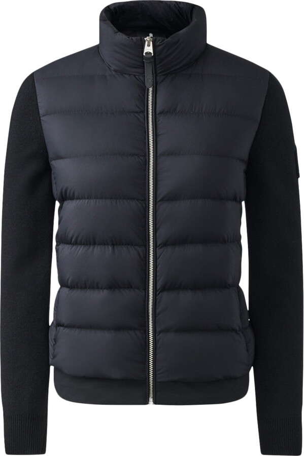 Mackage Oceane Recycled Hybrid Jacket With Rib Knit Sleeves ShopStyle