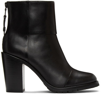 Rag Bone Black Leather Shaye Boots Shopstyle