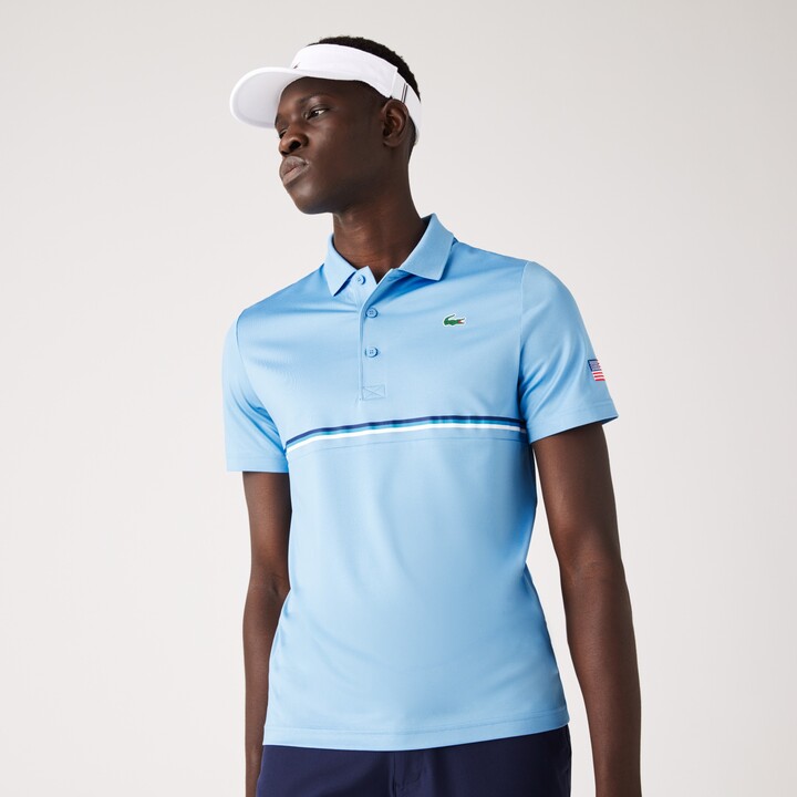 Lacoste Men's SPORT Colorblock Breathable Pique Tennis Polo Shirt -  ShopStyle