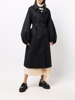 Thumbnail for your product : Cecilie Bahnsen Puff-Sleeve Belted Coat