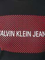 Thumbnail for your product : Calvin Klein Jeans logo stars print T-shirt