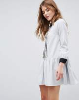 Thumbnail for your product : E.f.l.a Shirt Dress With Ruffles