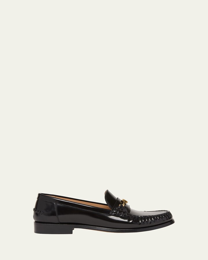 Ferragamo Harry Calfskin Bit Loafers