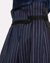 Thumbnail for your product : Golden Goose Sayuri Wool-Blend Pintstripe Trousers