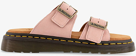 Dr. Martens Womens Soft Pink Josef Suede Slide Sandals Eur 40 / 7 Uk Women