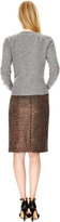 Thumbnail for your product : Marc Jacobs Mini Plaid Sequins Highwaisted Pencil Skirt